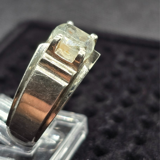 Natural, untreated Topaz Silver Ring