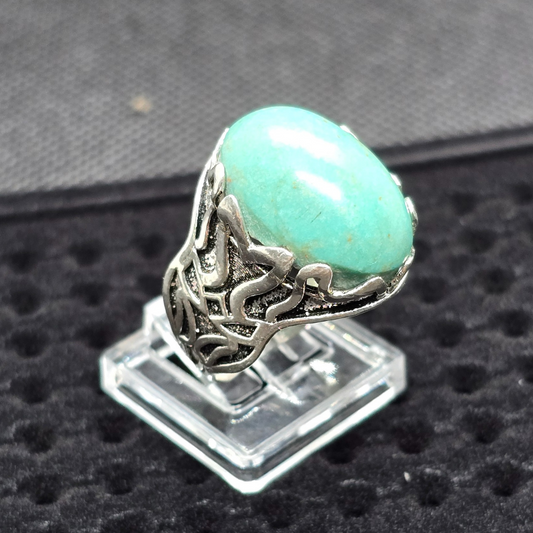 Husaini Feroza Stone Silver Ring