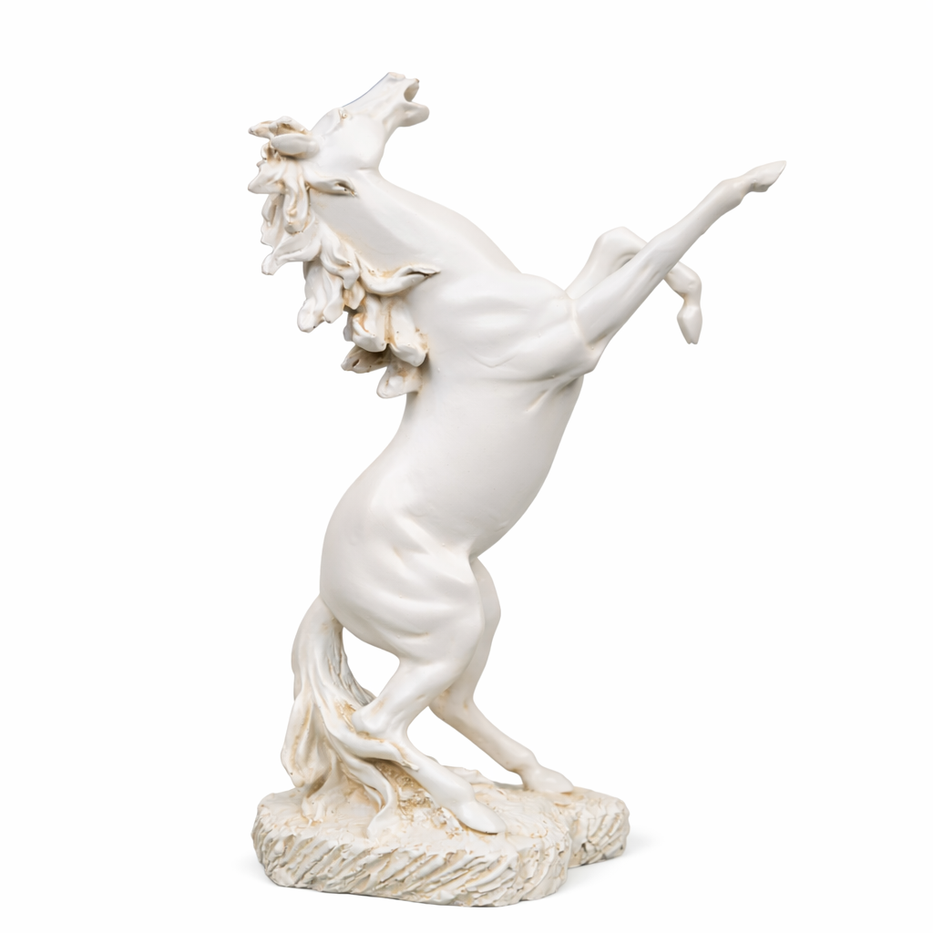 Horse Jumping Statue
