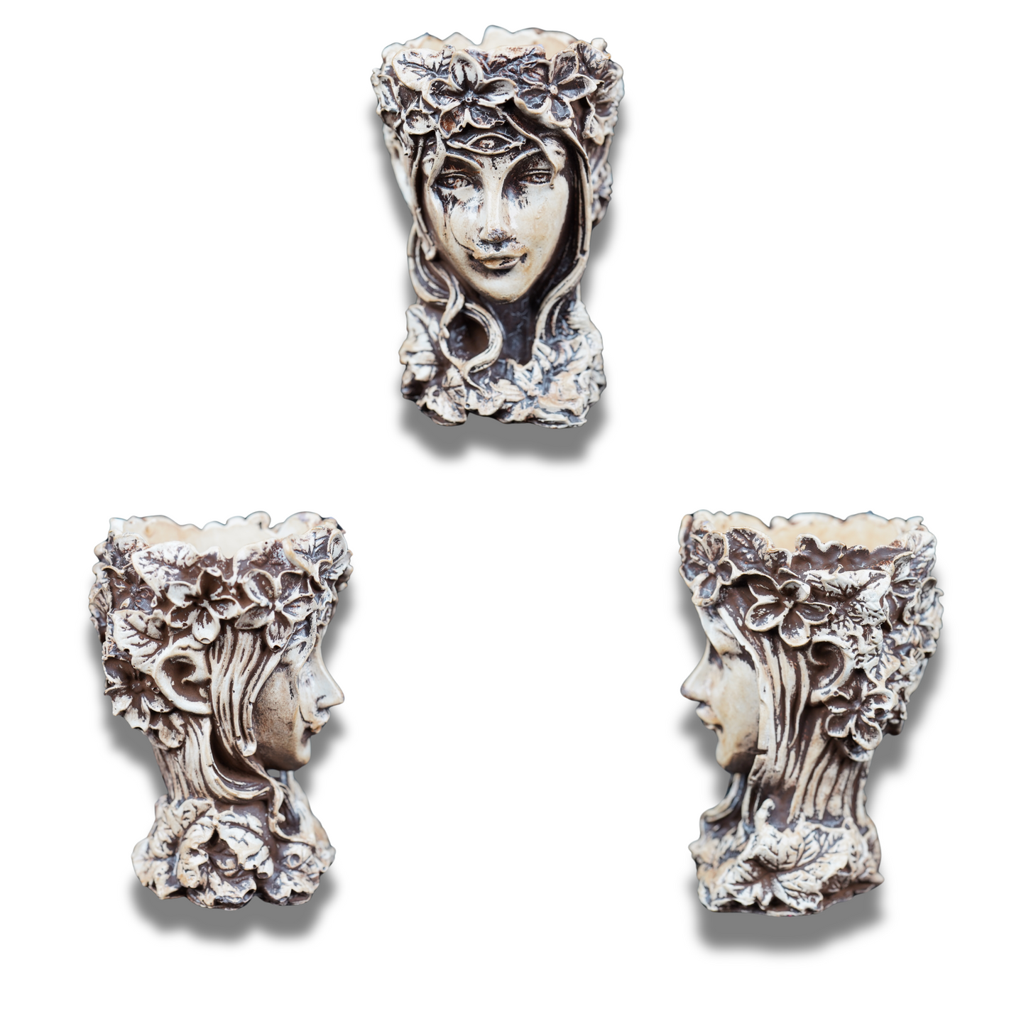Goddess Head Planter