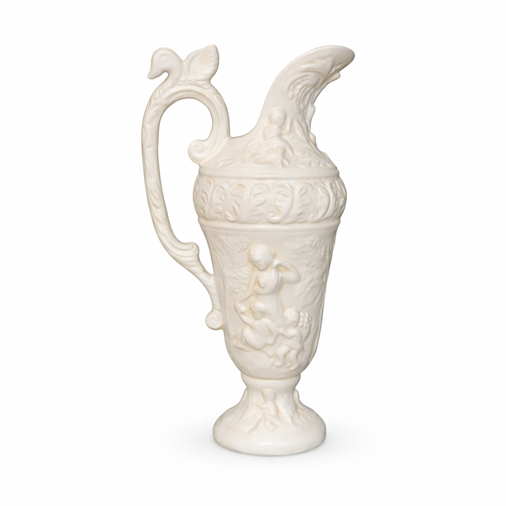 Cherub Art Jug Vase