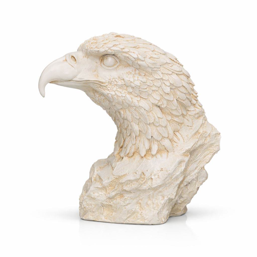 Big Eagle Face Statue