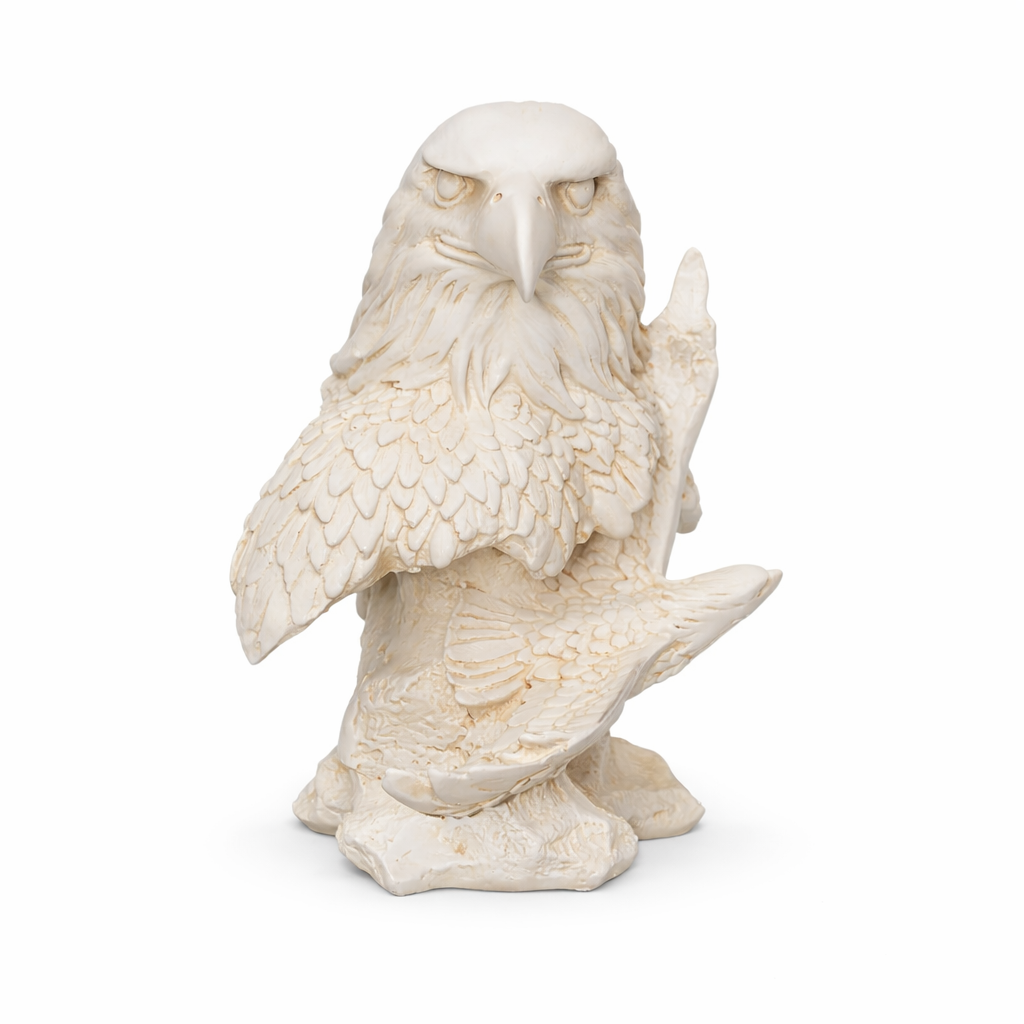 Dual Eagle Statue