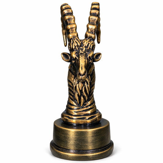 Markhor Head with Round Base