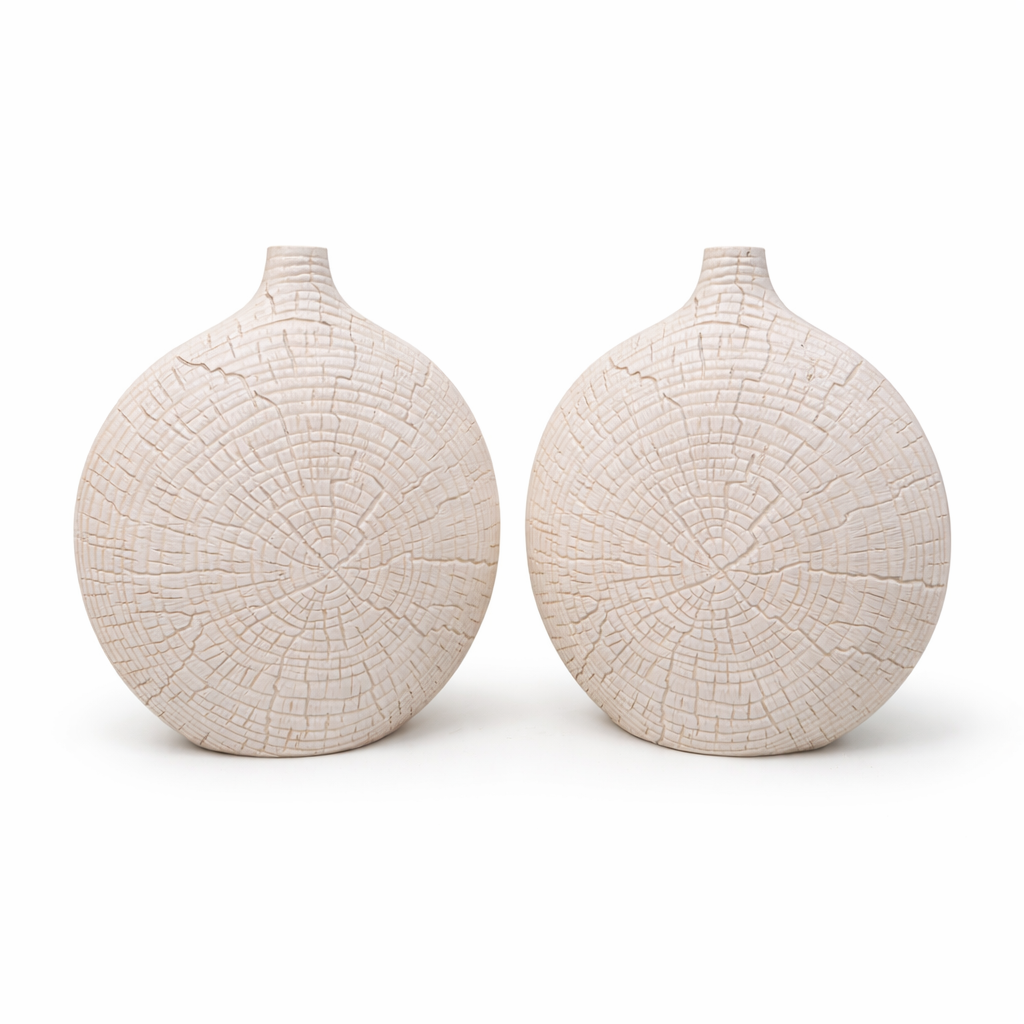 Small Crack Shaped Round Vase