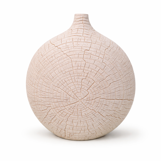 Small Crack Shaped Round Vase