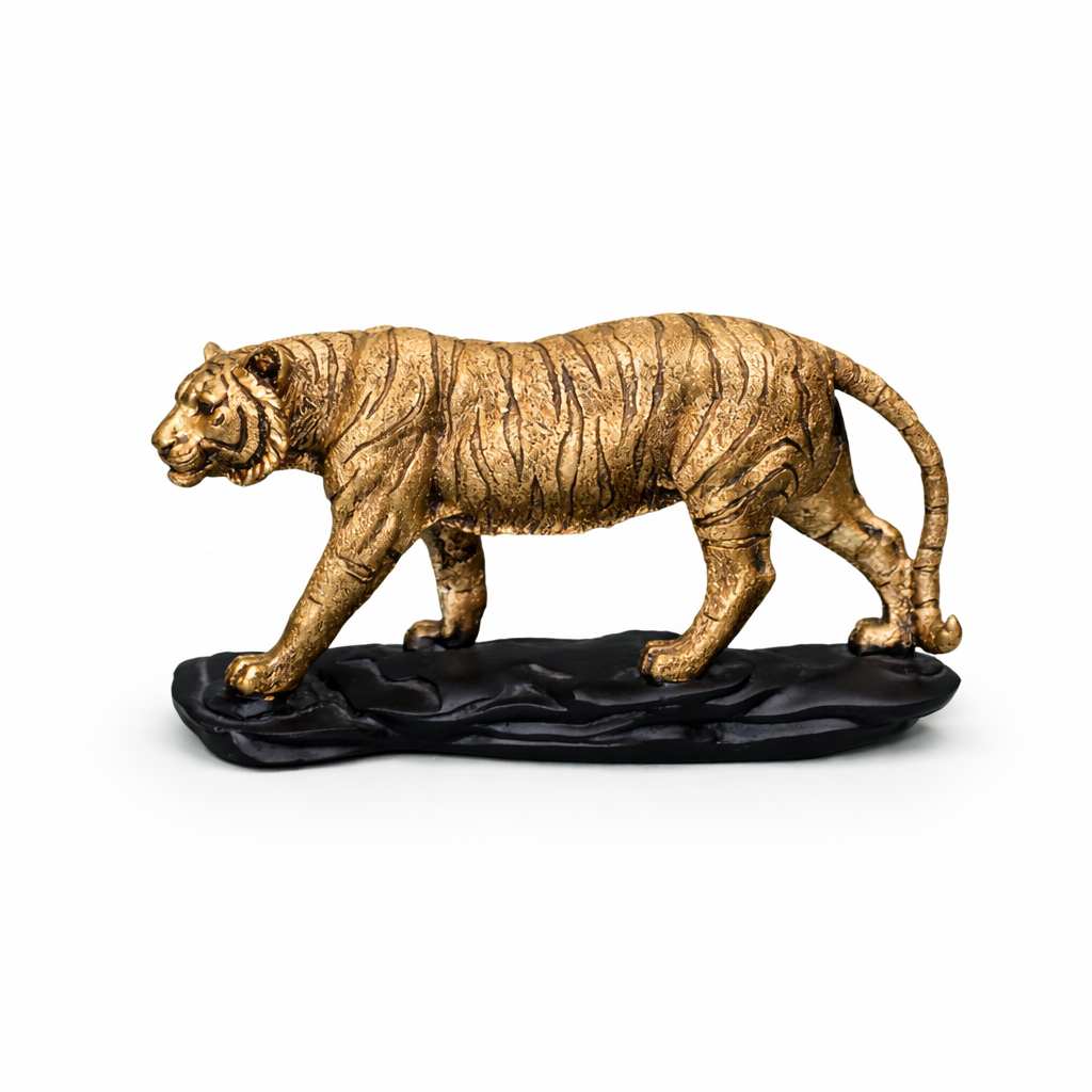 Tiger Statue with Base