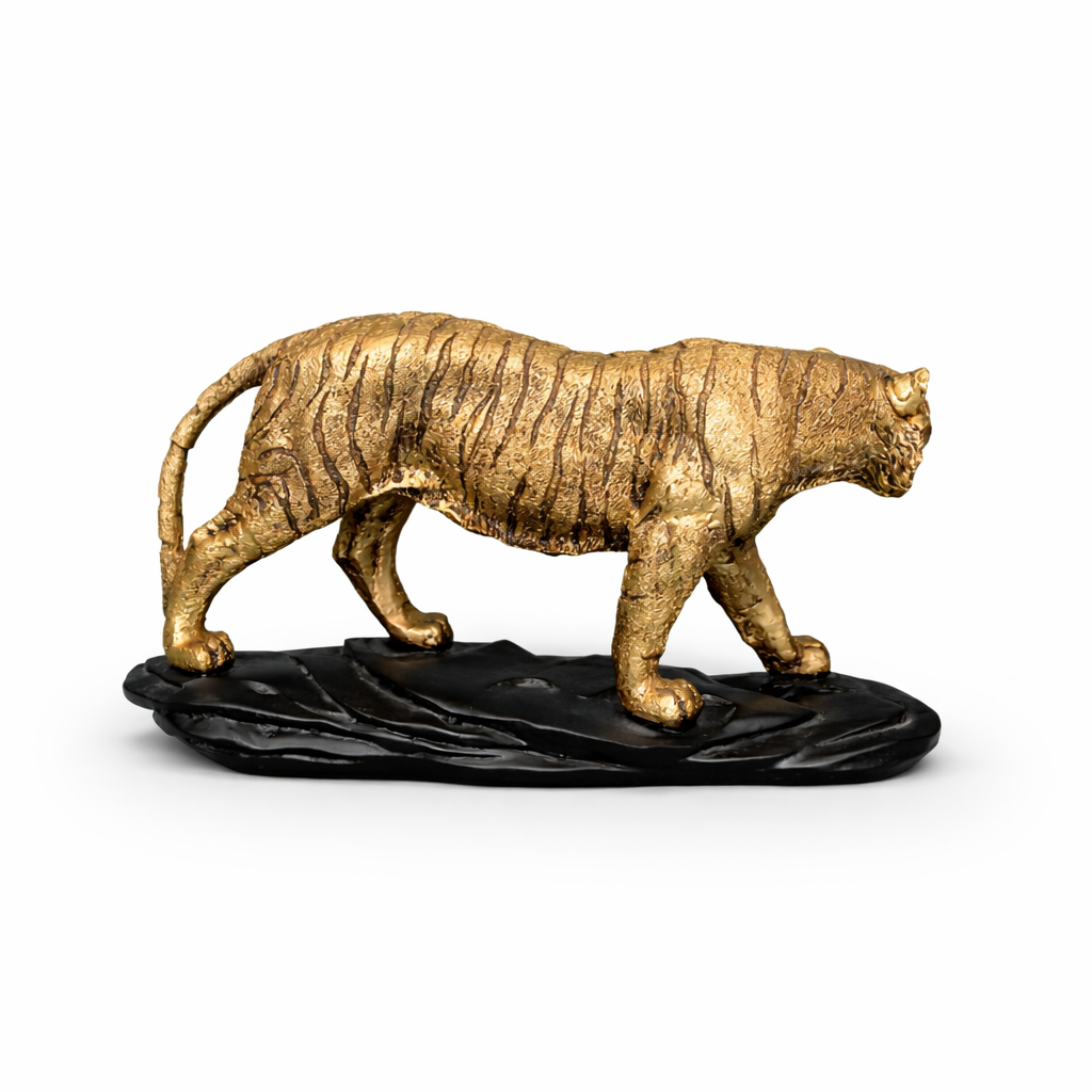 Tiger Statue with Base