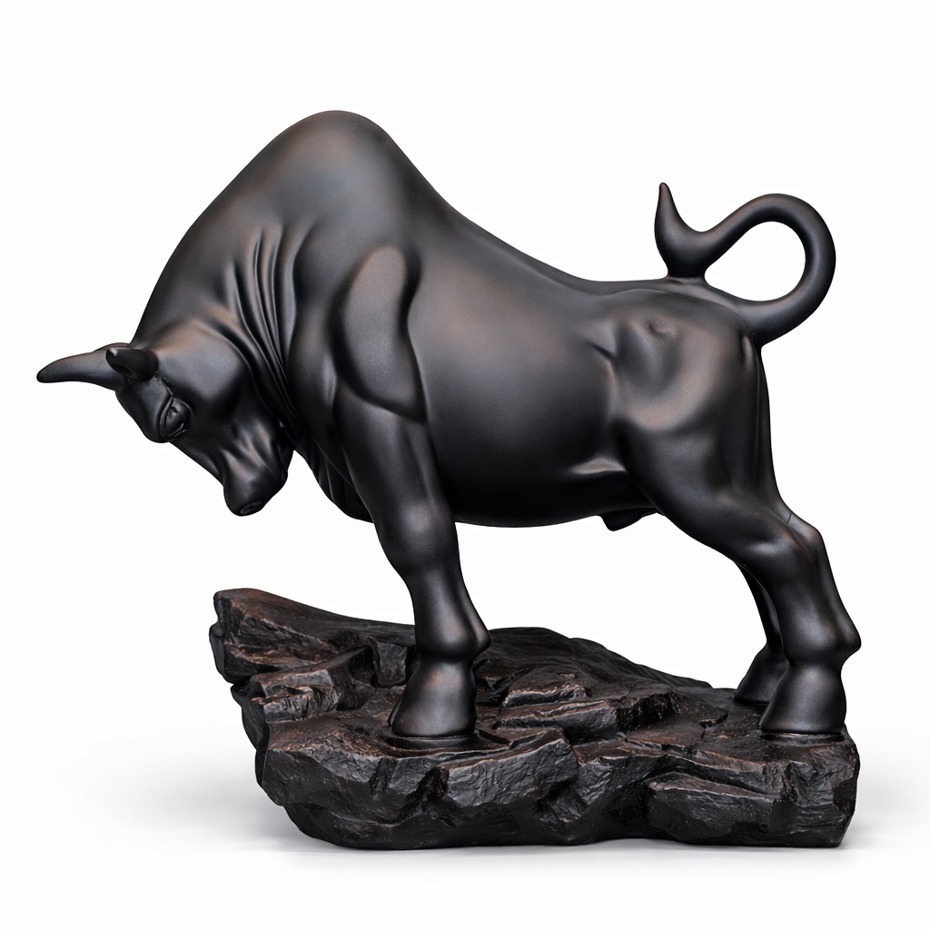 Angry Bull Statue