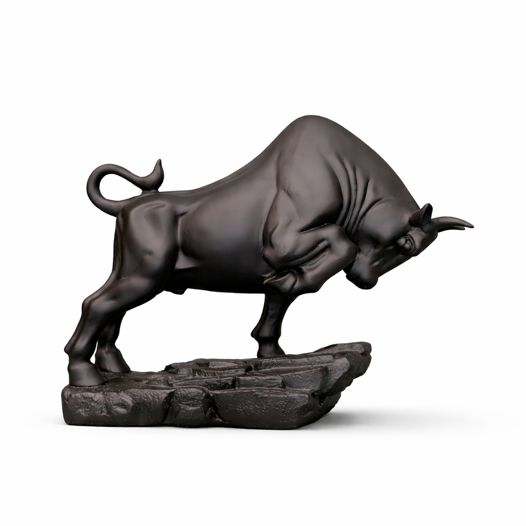 Angry Bull Statue